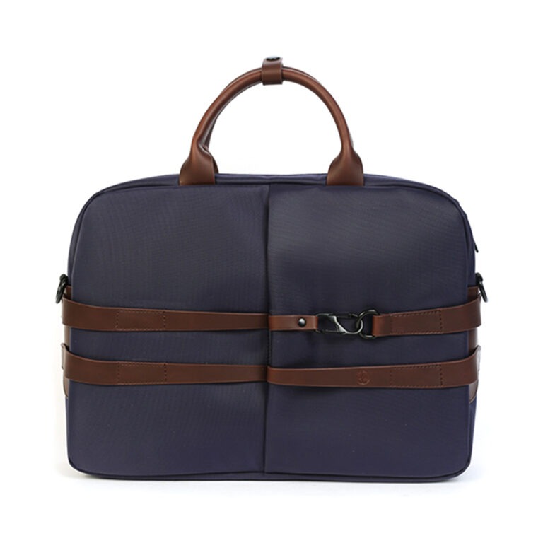 AW Leather Bag Dark Blue