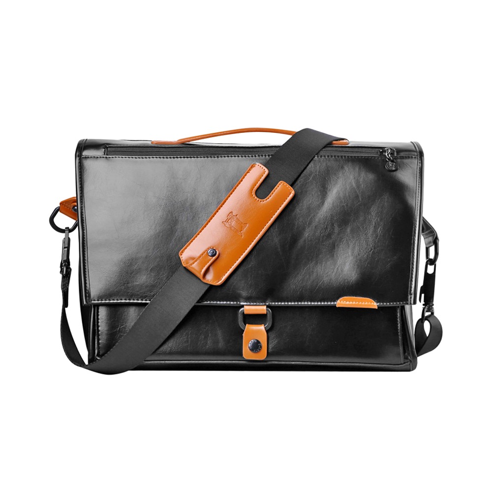 AW Leather Business Bag BLACK