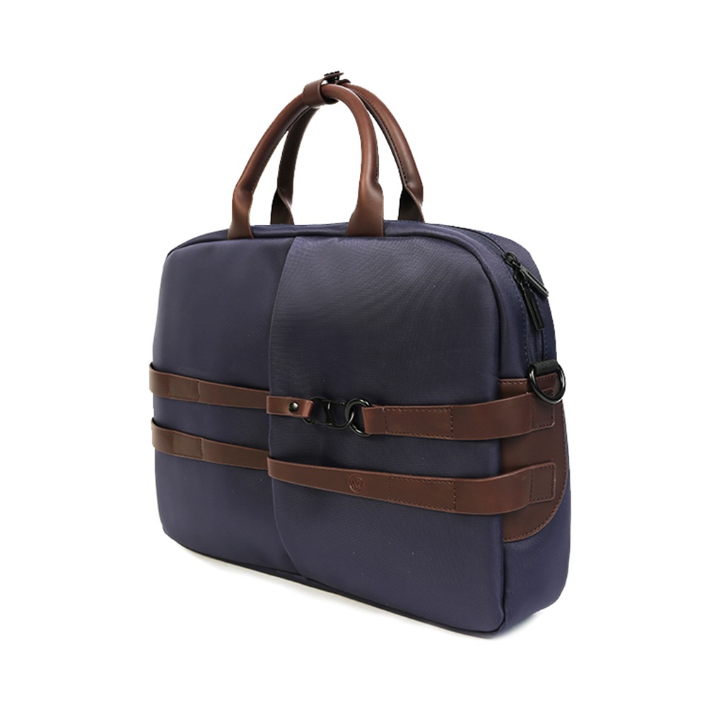 AW Leather Bag Dark Blue - Image 2