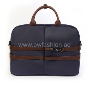 AW Leather Bag Dark Blue