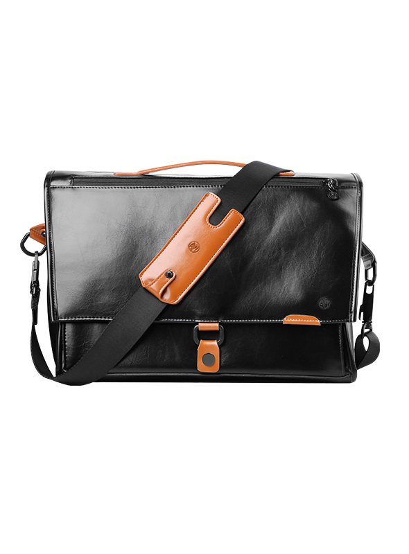 AW leather business bag BLACK AWLAPBG035