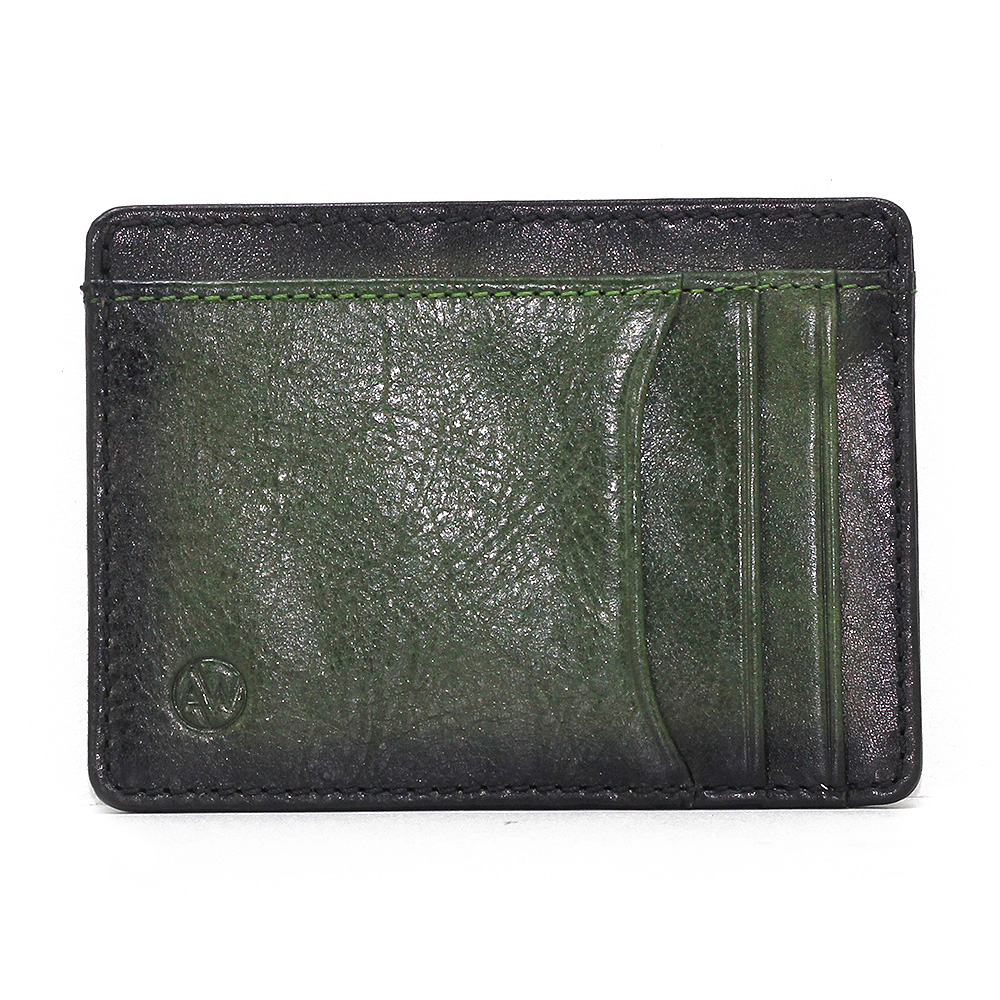 Aw Wallet Burnish Green AT67Tsc