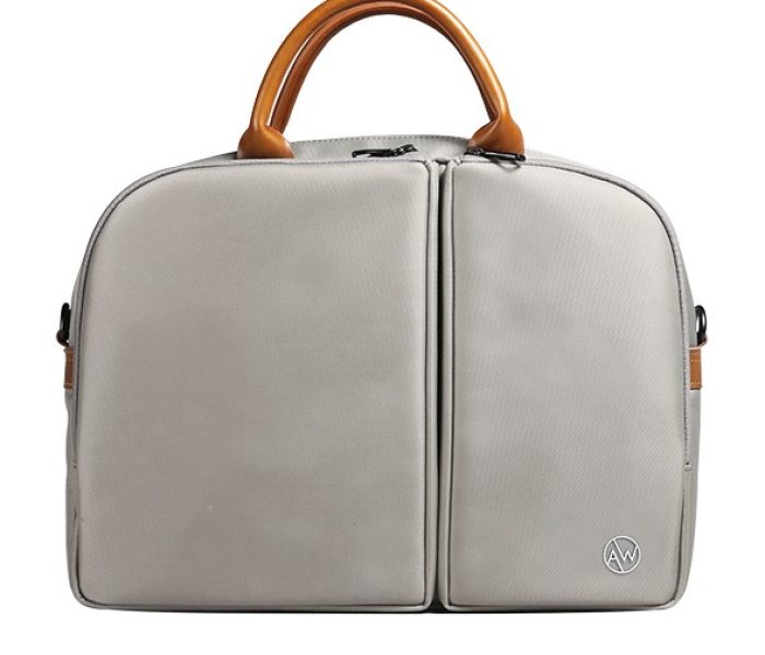 AW laptop bag grey -AWLAPBG021