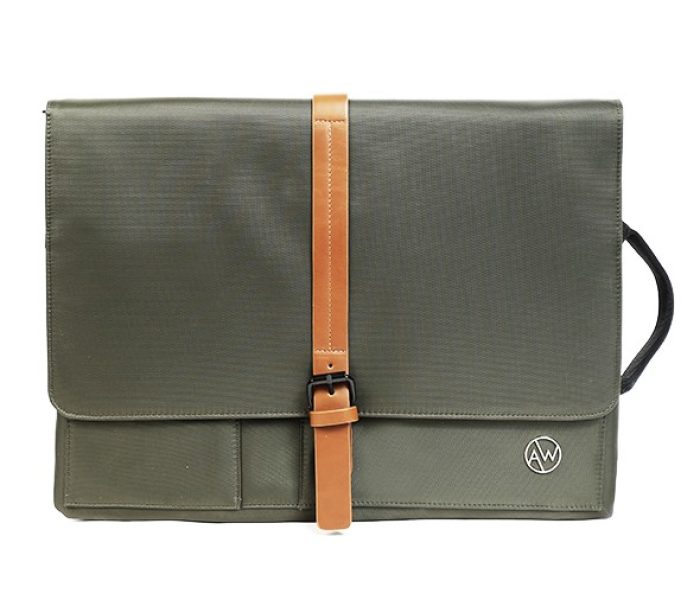 AW laptop bag  Green AWLAPBG018