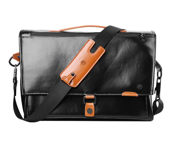 AW leather business bag BLACK AWLAPBG035